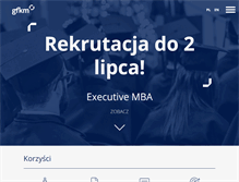 Tablet Screenshot of gfkm.pl
